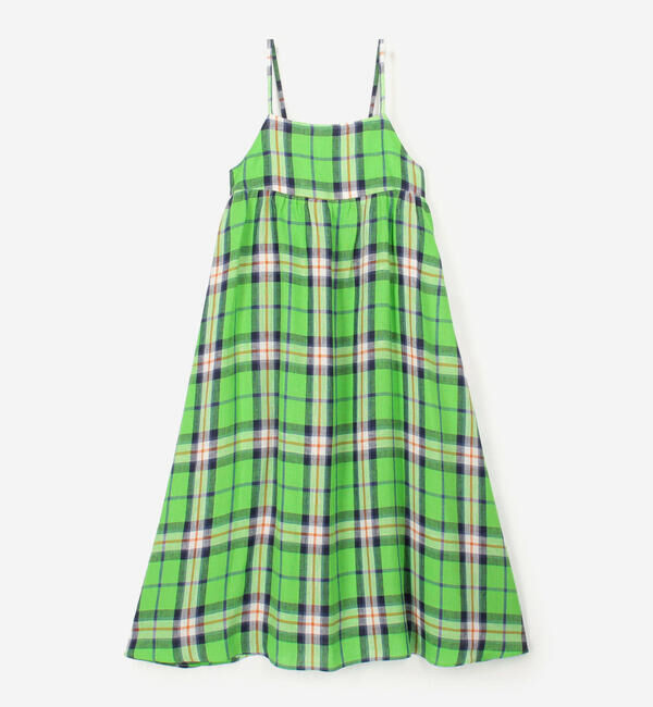 ONEIL OF DUBLIN「O'NEIL OF DUBLIN | リネン キャミソールワンピース WOMEN」|ワンピース|GREEN系1