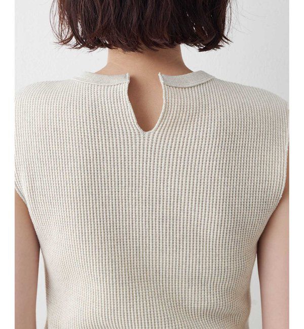  「《人気再販アイテム》ワッフルノースリーブプルオーバー」|Tシャツ・カットソー|