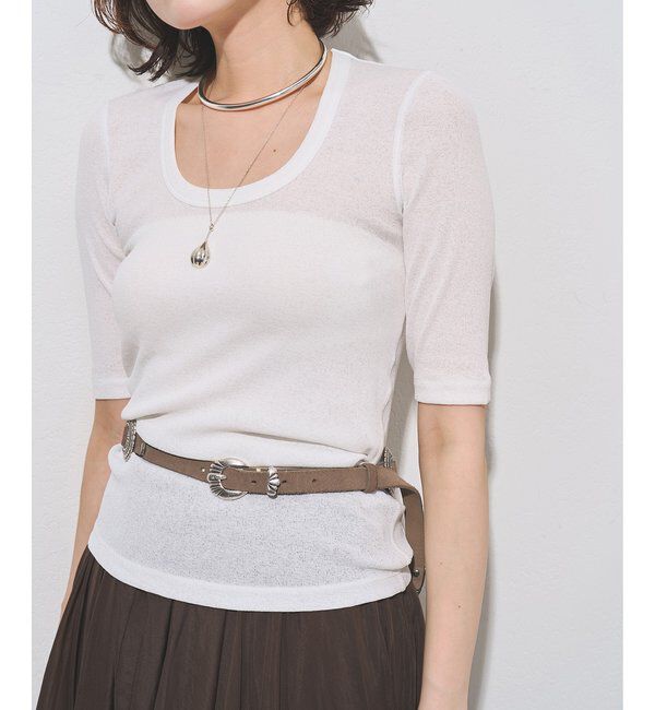  「《人気再販アイテム》【myporter】ラウンドネックドライフィットカットソー」|Tシャツ・カットソー|