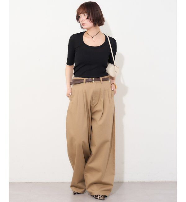  「《人気再販アイテム》【myporter】ラウンドネックドライフィットカットソー」|Tシャツ・カットソー|