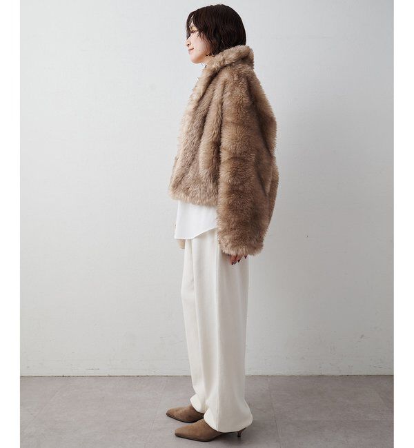 THE PAUSE「＜WEB限定＞【THE PAUSE】フェイクトスカーナショートコート」|その他|