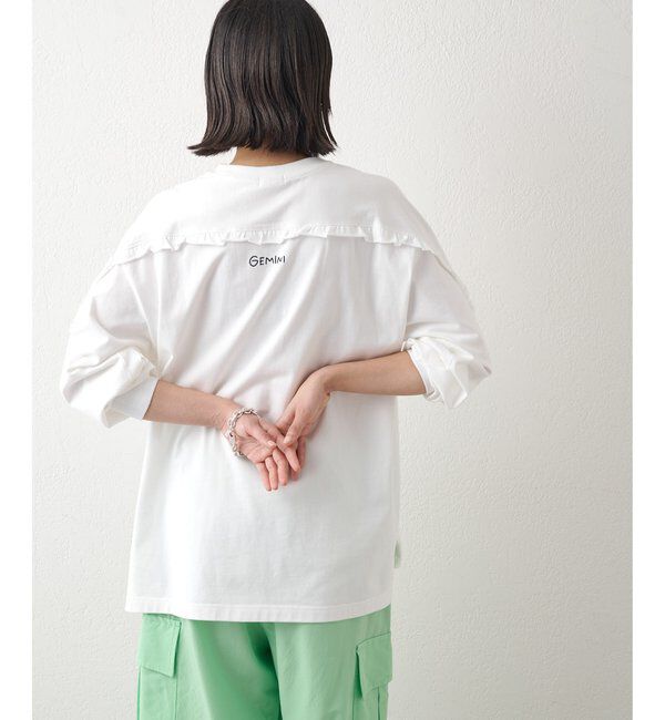 「【GEMINI】 バックフリルカットソー」|Tシャツ・カットソー|
