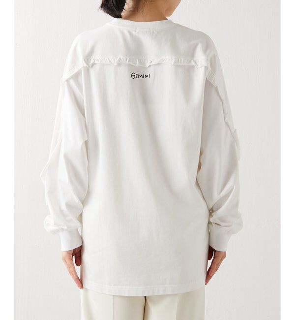  「【GEMINI】 バックフリルカットソー」|Tシャツ・カットソー|