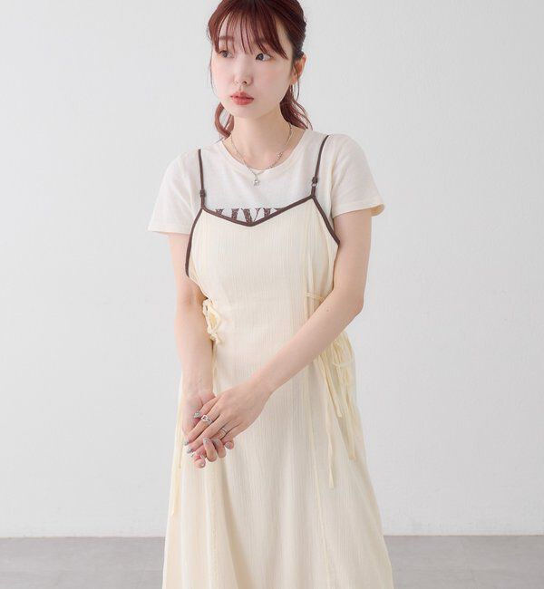  「【S.Mサイズ展開】ヴィンテージ加工ロゴTEE」|Tシャツ・カットソー|
