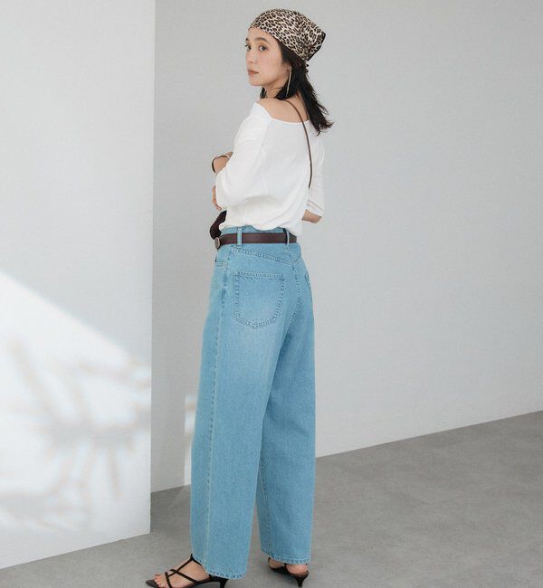  「予約【A・MONN】【手洗い可】handsome DENIM PANTS」|デニム|