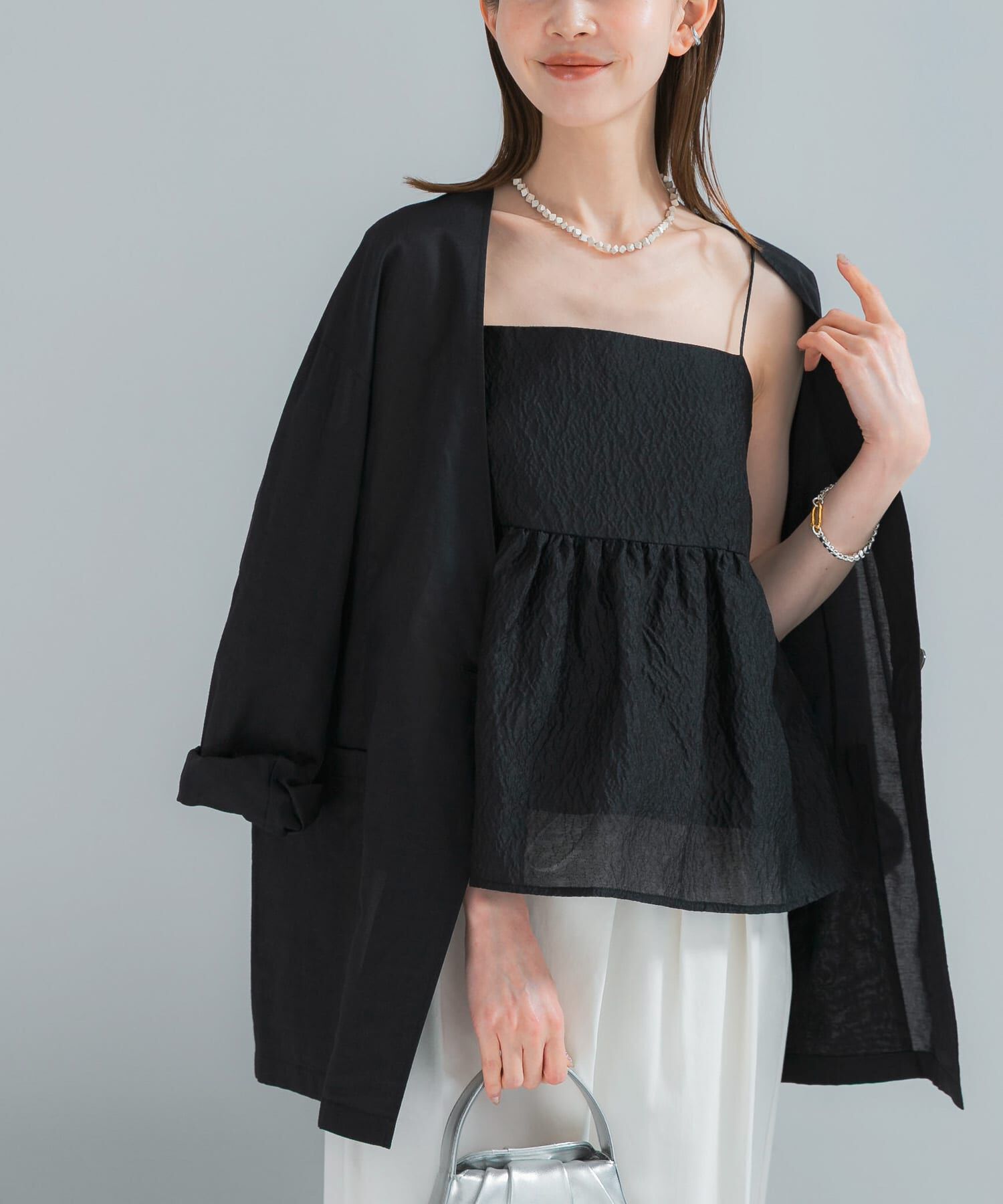 URBAN RESEARCH ROSSO「シアージャガードレイヤードキャミソール」|その他|