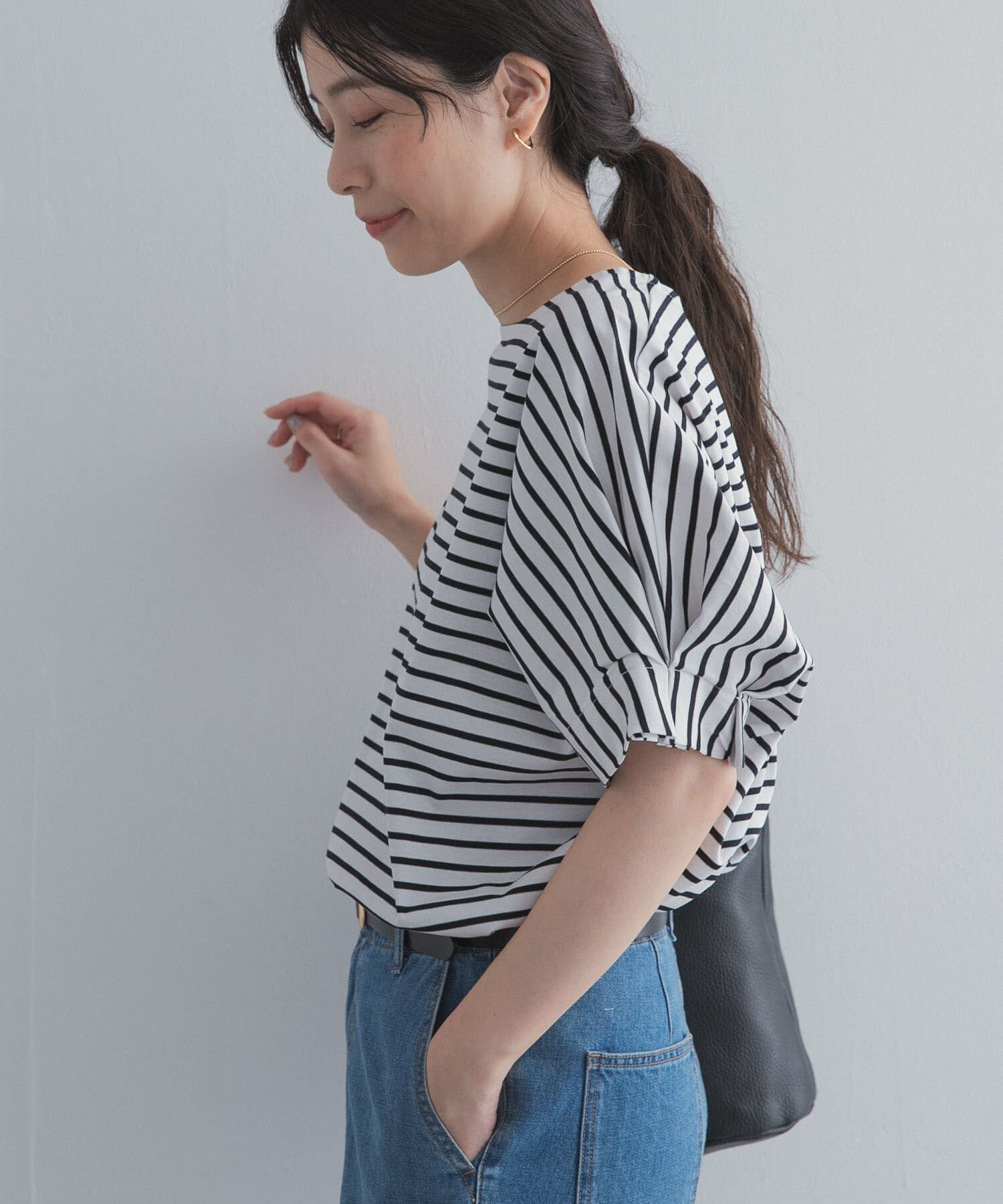 URBAN RESEARCH DOORS「『UR TECH』サマシェアタックスリーブプルオーバー」|Tシャツ・カットソー|