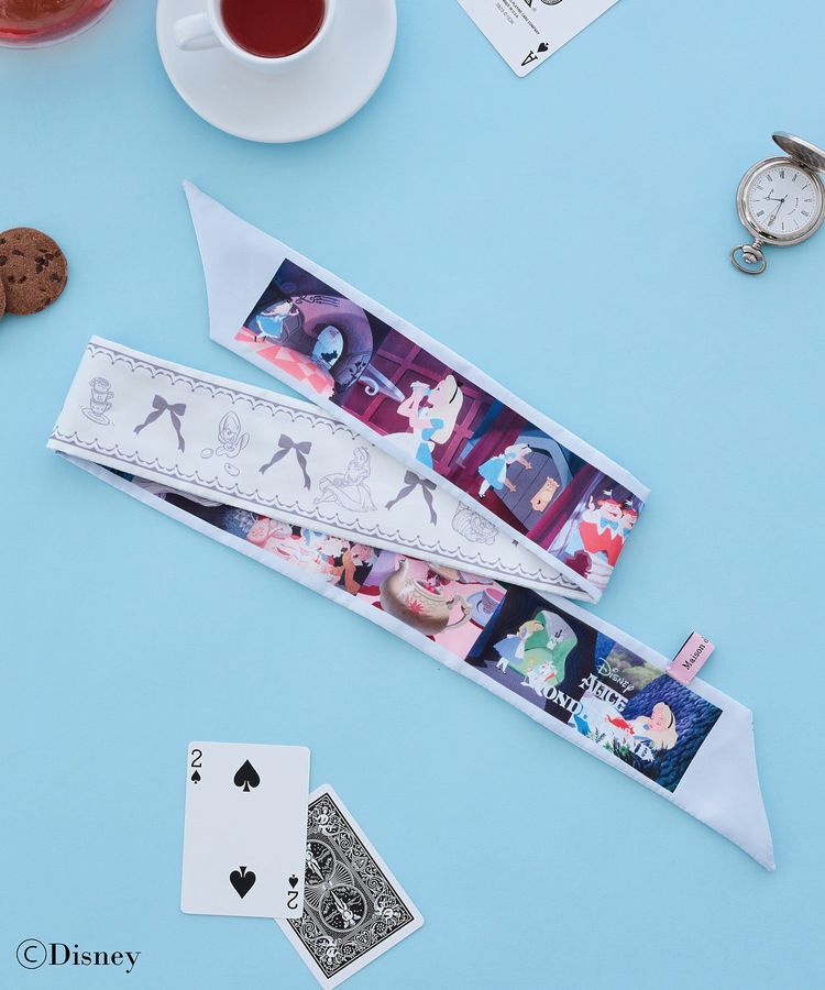 Maison de FLEUR「Alice/スカーフ」|バンダナ・スカーフ|オフホワイト
