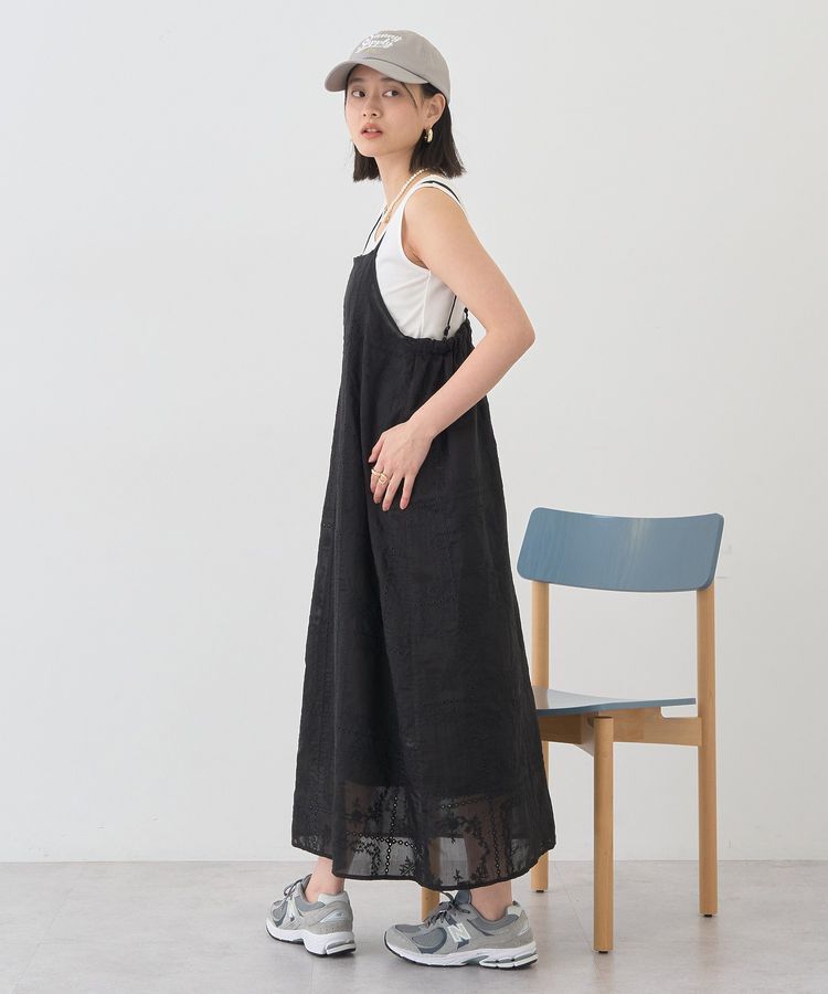 AMERICAN HOLIC「シアー刺繍キャミワンピース(ペチコート付き)」|ワンピース|