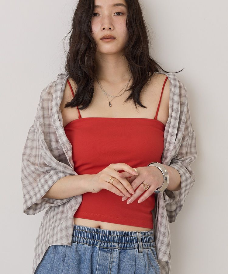 AMERICAN HOLIC「【カップ付き】バンドゥキャミソール」|インナー|