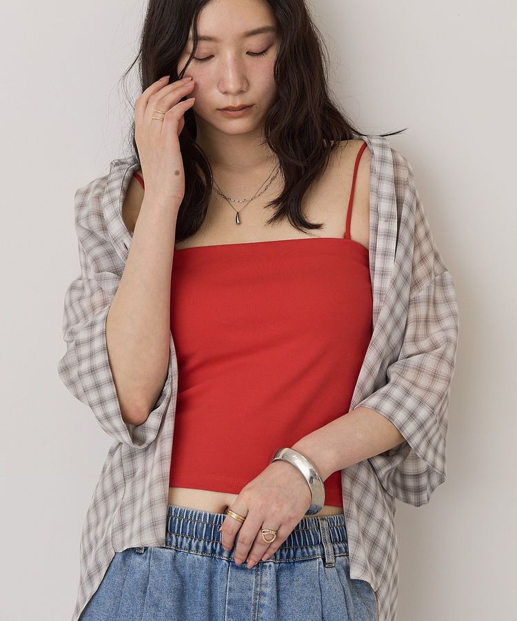 AMERICAN HOLIC「【カップ付き】バンドゥキャミソール」|インナー|