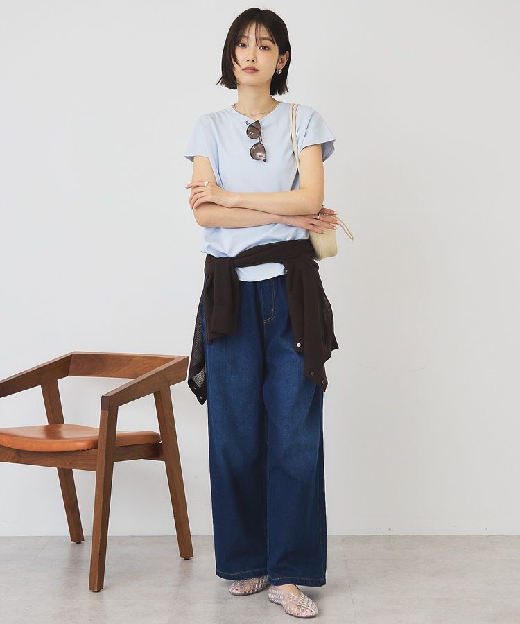 AMERICAN HOLIC「【抗菌防臭】フレンチスリーブプルオーバー」|Tシャツ・カットソー|