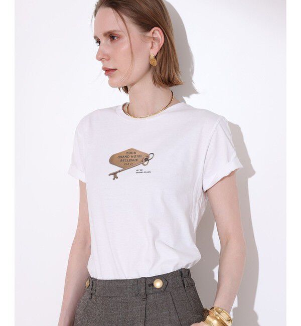 allureville「キープリントＴシャツ」|Tシャツ・カットソー|オフホワイト