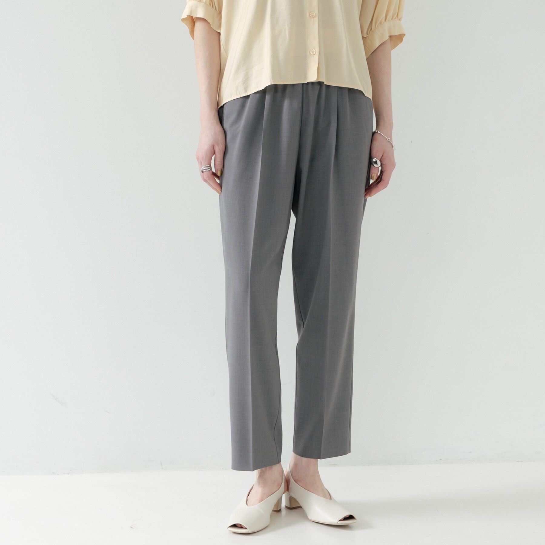 GALLEST「Comfy SET UP｜イージーテーパードパンツ【セットアップ対応／通勤／カセット服／接触冷感／U」|その他|