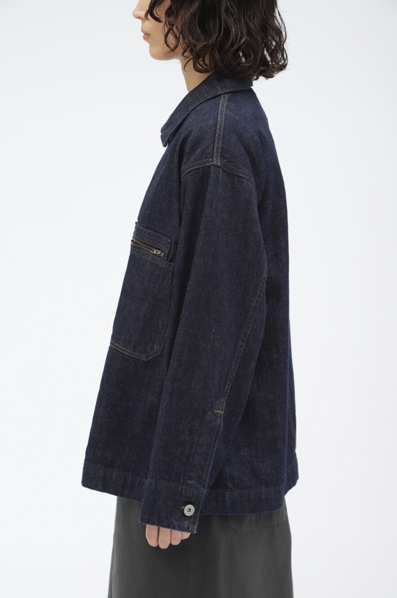 MHL.「CANTON DENIM」|ブルゾン・スタジャン|
