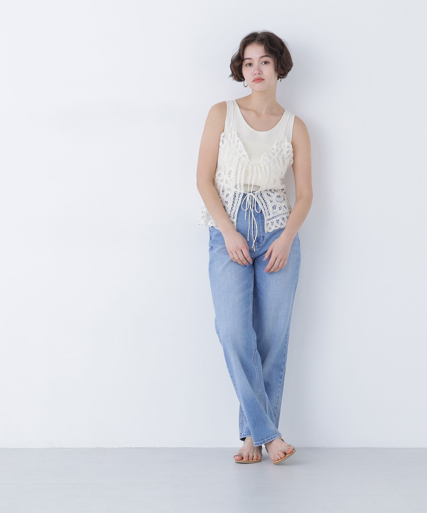  「〈N.〉ハイライズストレートデニムパンツ」|その他|