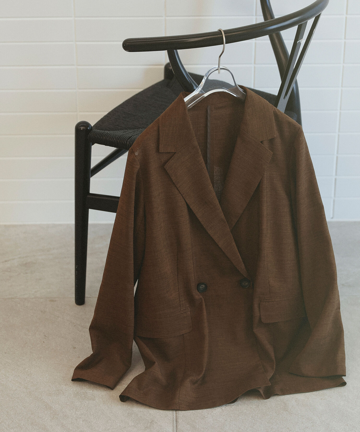  「〈ちょうど、いい服〉迷った朝のエブリデイジャケット」|ブルゾン・スタジャン|ブラウン