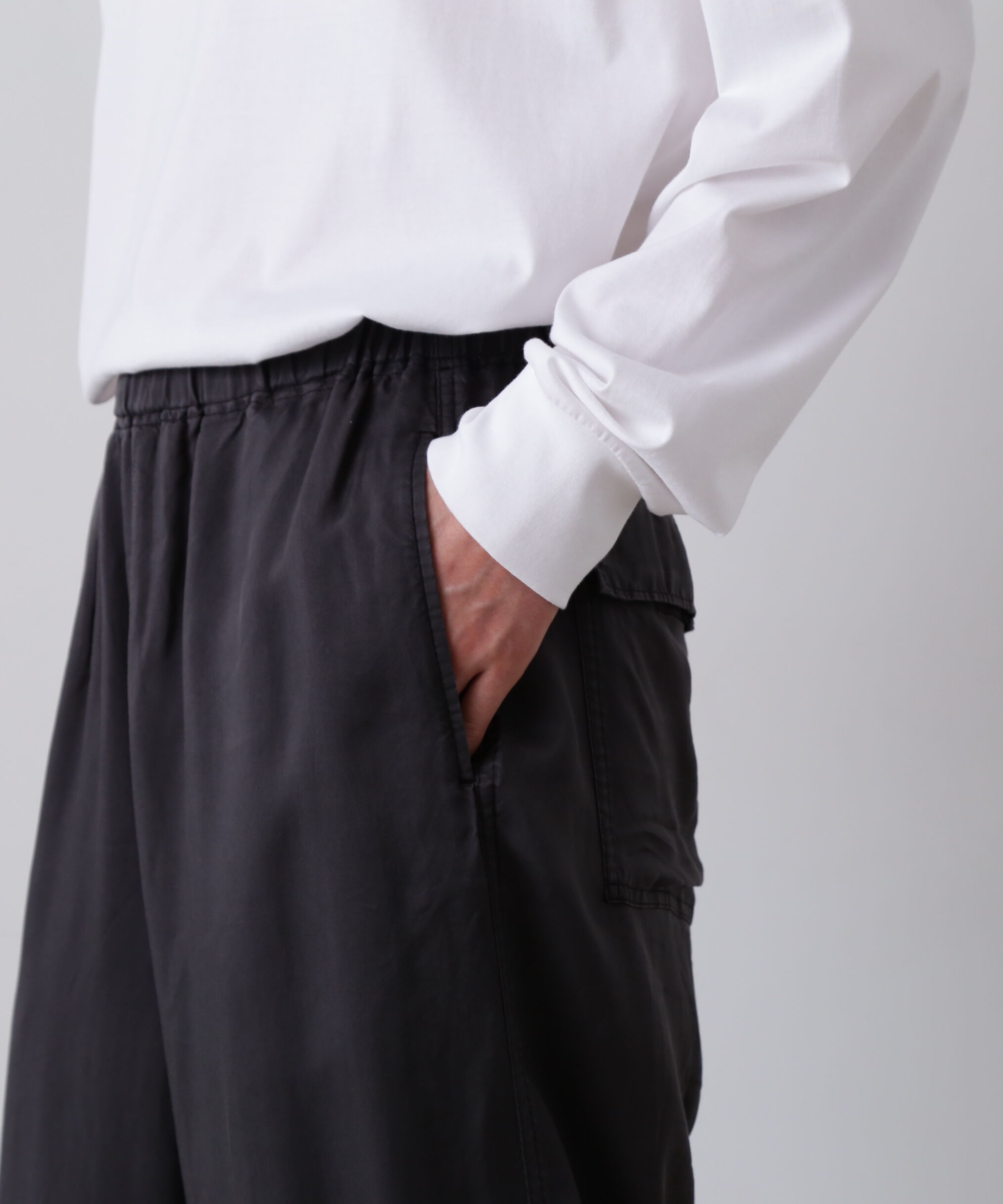 YLEVE 「YLEVE / CUPRA TWILL GARMANT DYE EASY CARGO TROUSERS」|その他|