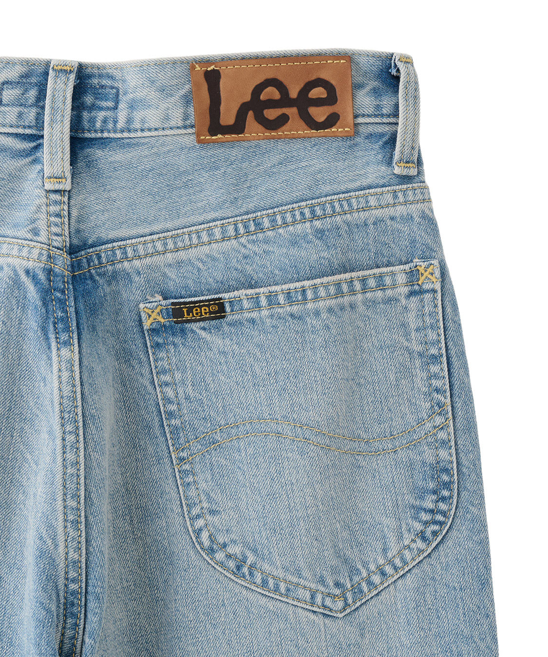 COCO DEAL「《COCO DEAL/Lee》ニースリットストレートデニムパンツ」|デニム|