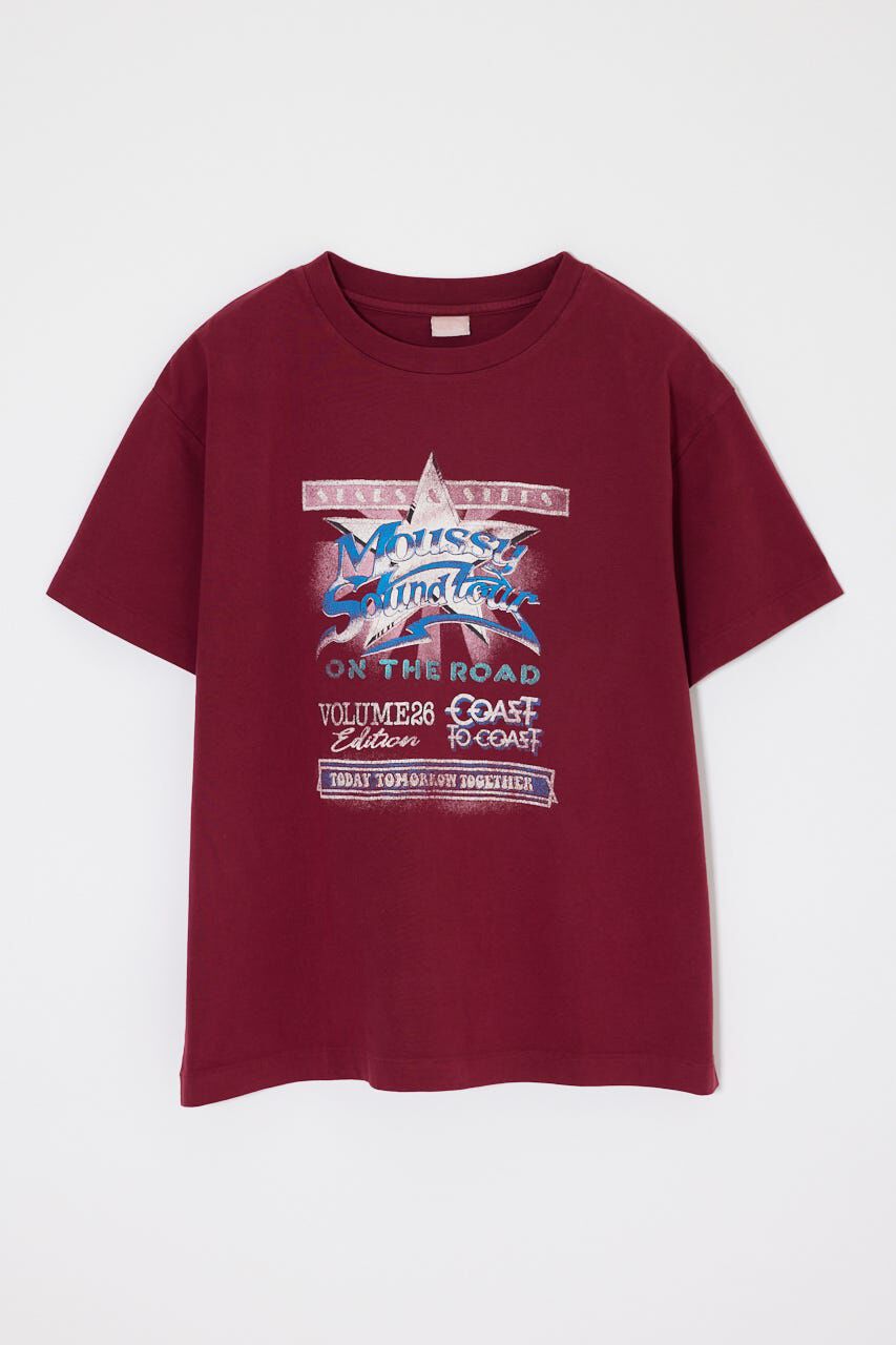 MOUSSY「MOUSSY VOL26 TOUR TEE」|Tシャツ・カットソー|