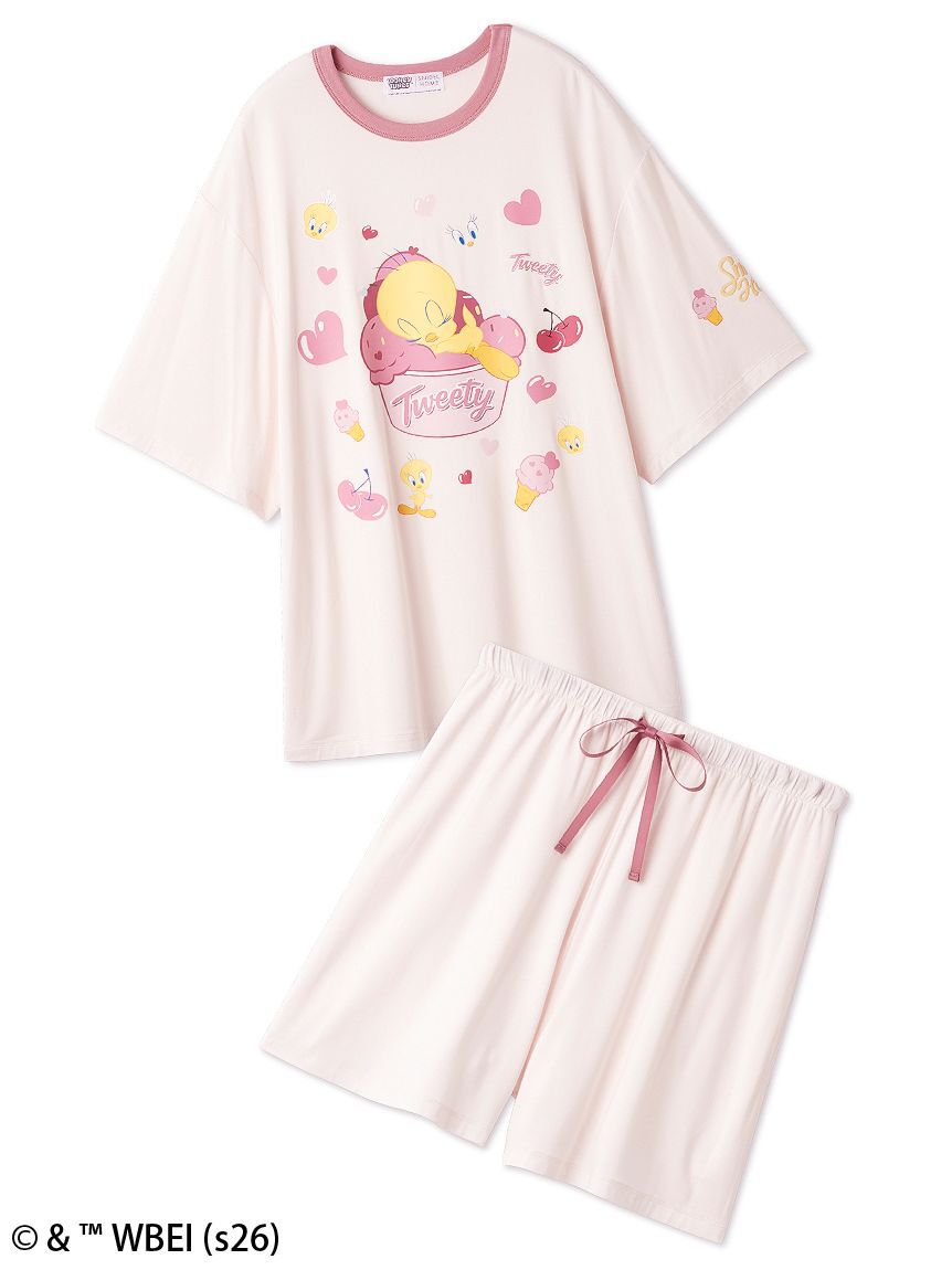 SNIDEL HOME「【Tweety】【接触冷感】カットセットアップ」|ルームウェア|PNK