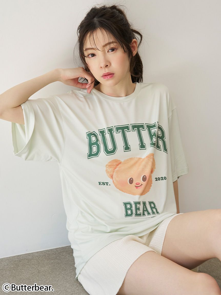 SNIDEL HOME「【BUTTERBEAR】【接触冷感】Ｔシャツ」|ルームウェア|