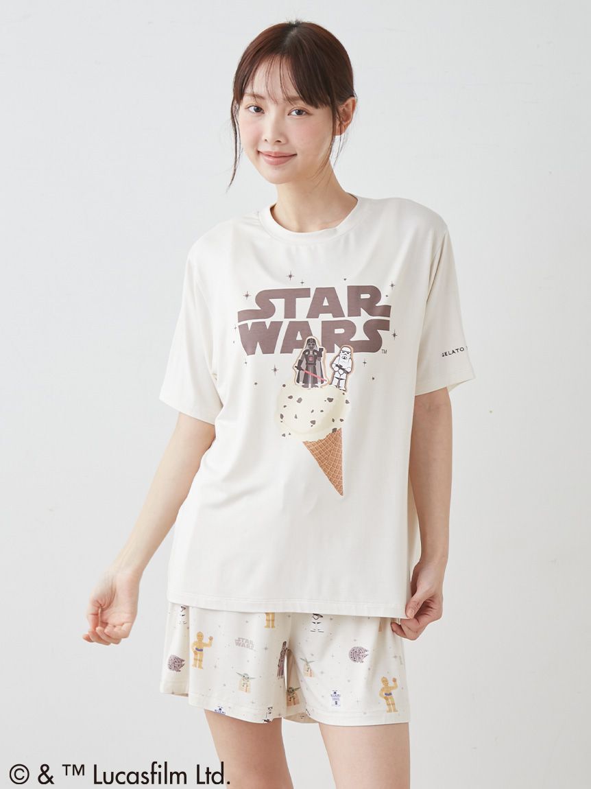 gelato pique「【STAR WARS】【レディース】ワンポイントTシャツ」|ルームウェア|