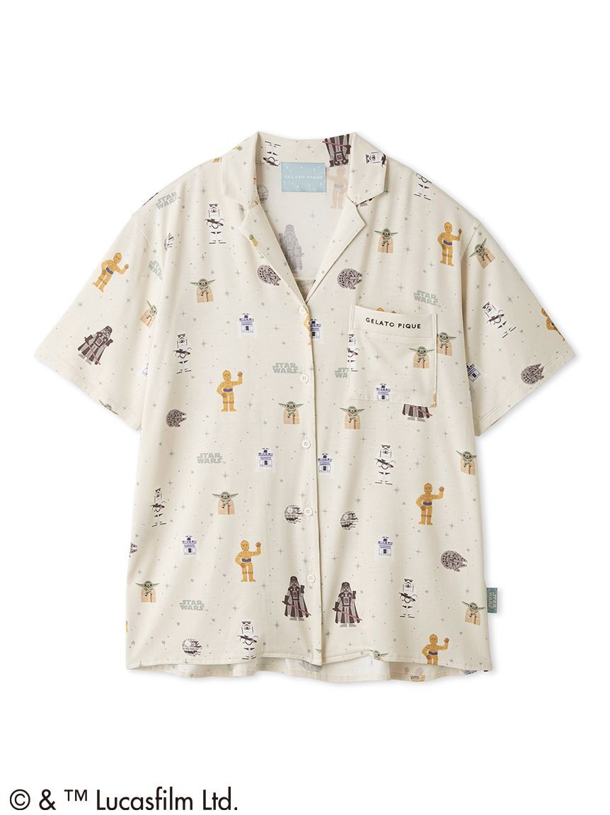 gelato pique「【STAR WARS】【レディース】総柄シャツ」|ルームウェア|CRM