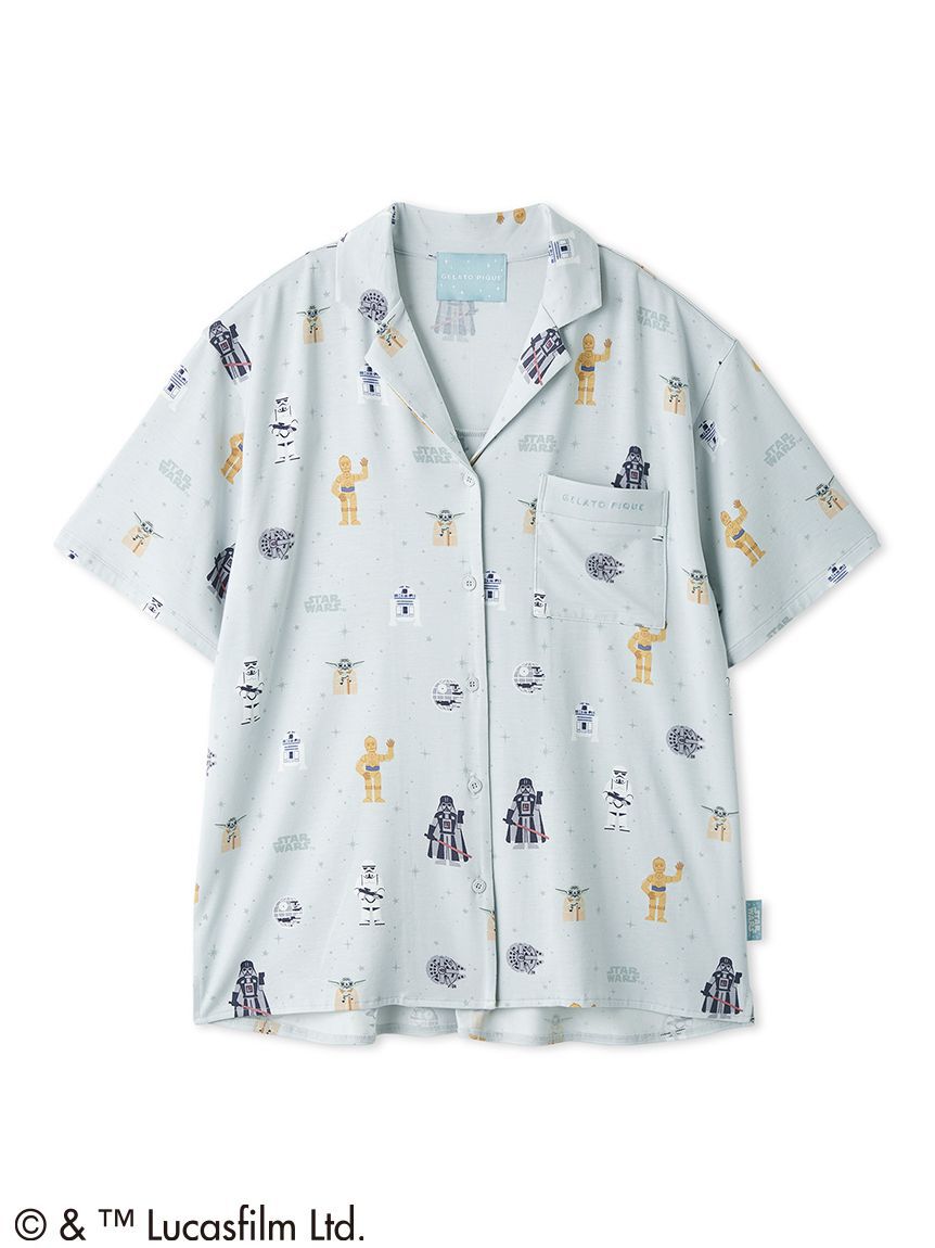 gelato pique「【STAR WARS】【レディース】総柄シャツ」|ルームウェア|