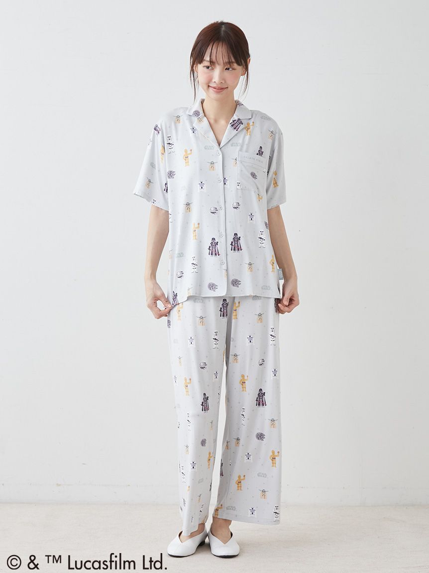gelato pique「【STAR WARS】【レディース】総柄シャツ」|ルームウェア|