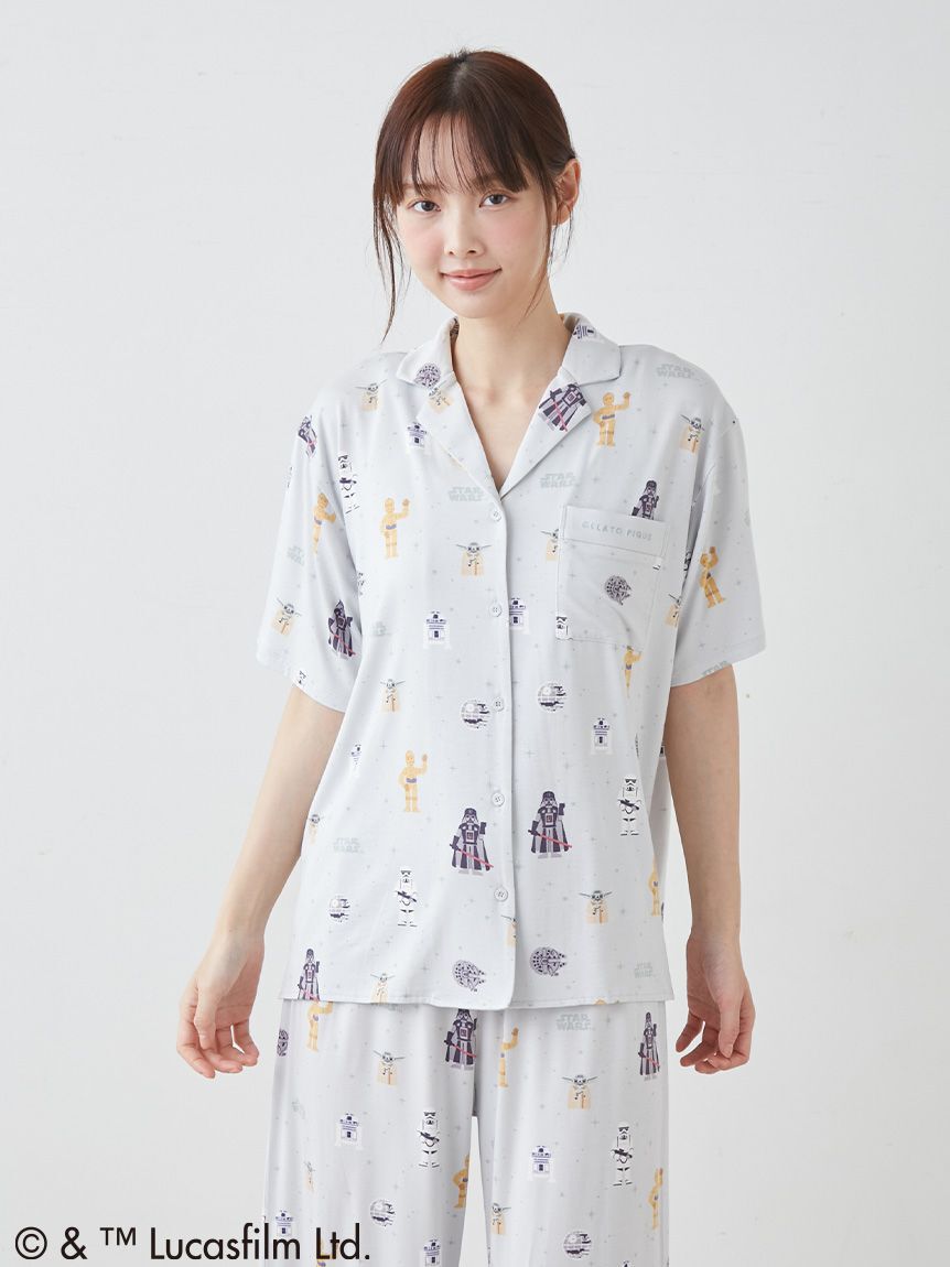 gelato pique「【STAR WARS】【レディース】総柄シャツ」|ルームウェア|