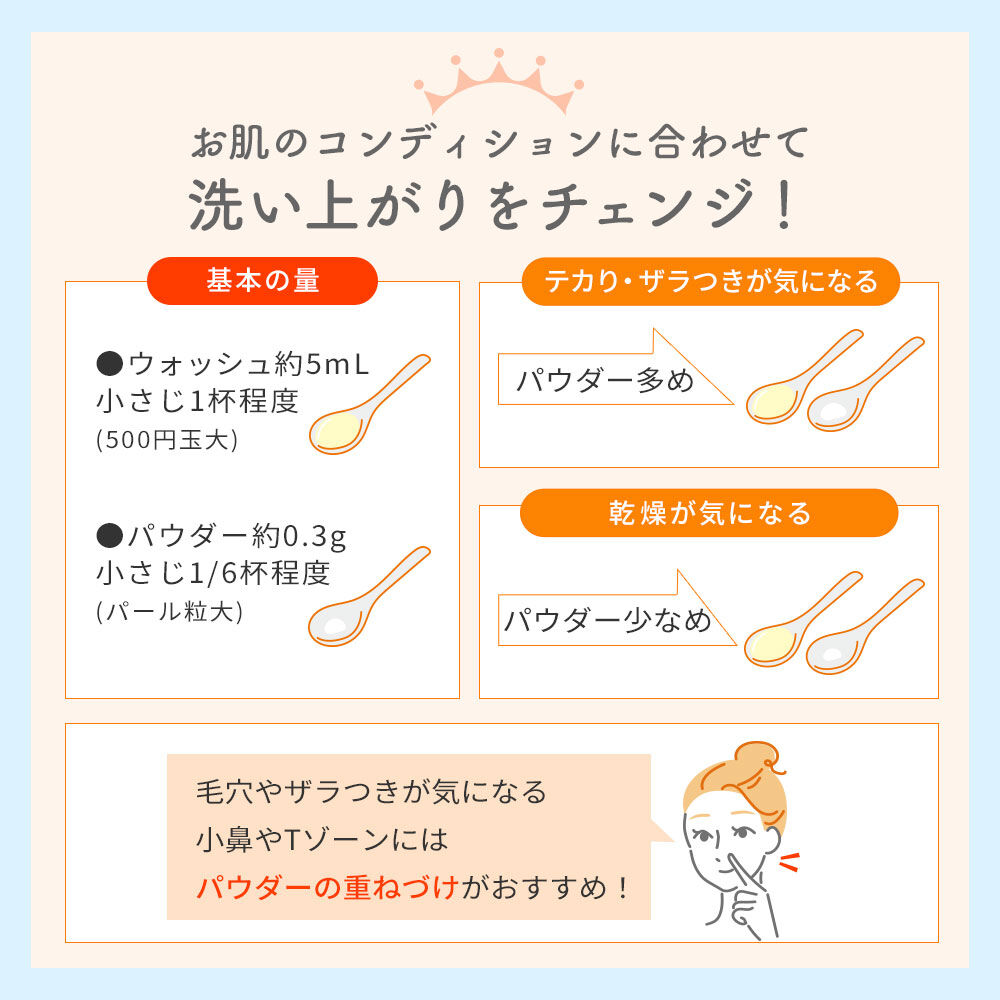 「【お徳用サイズ】 ミルキュア ミー パウダー （L）　75g」|洗顔料|