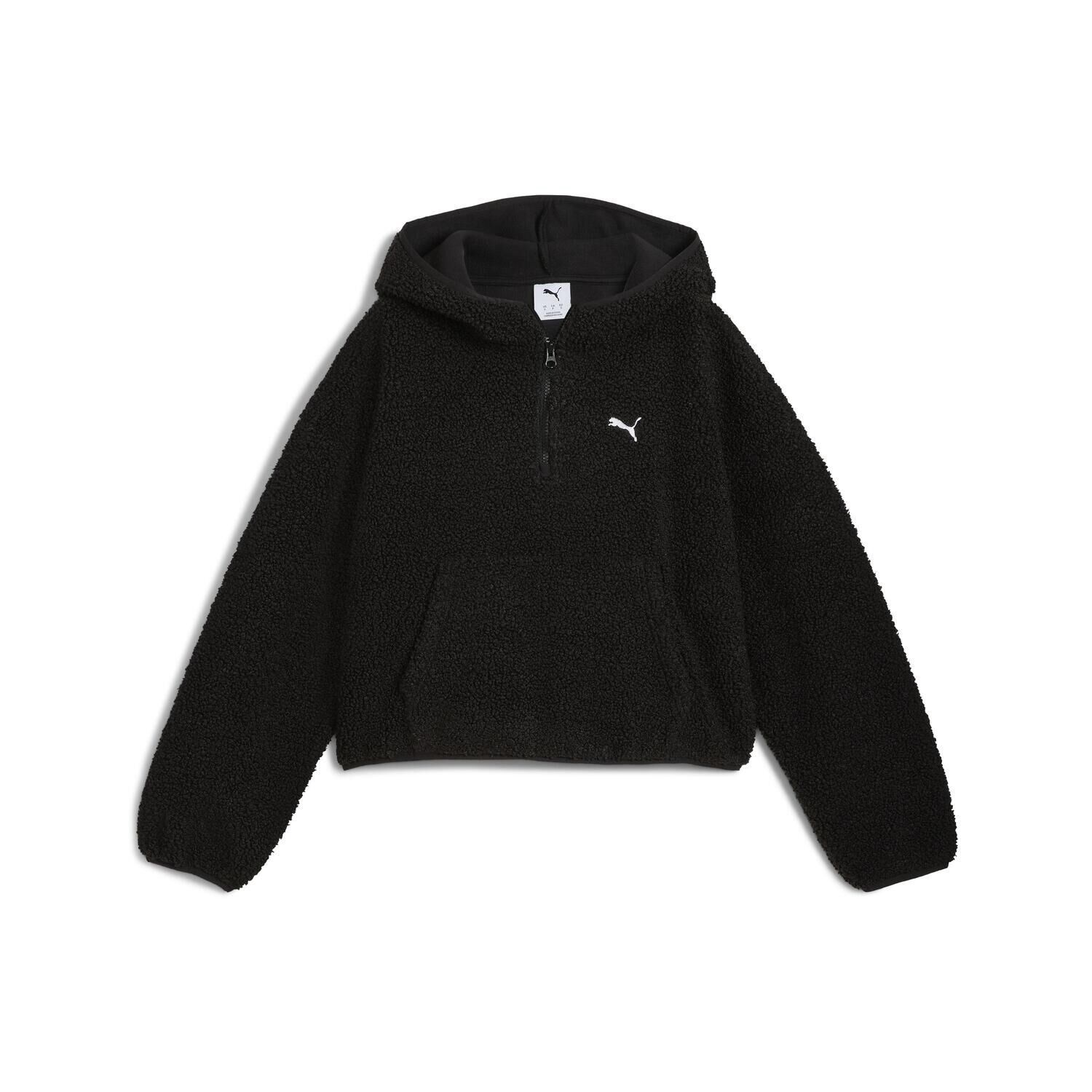 PUMA「【PUMA ｳｪｱ】W W.ESS OS POLAR F HOODIE」|パーカー|ブラック