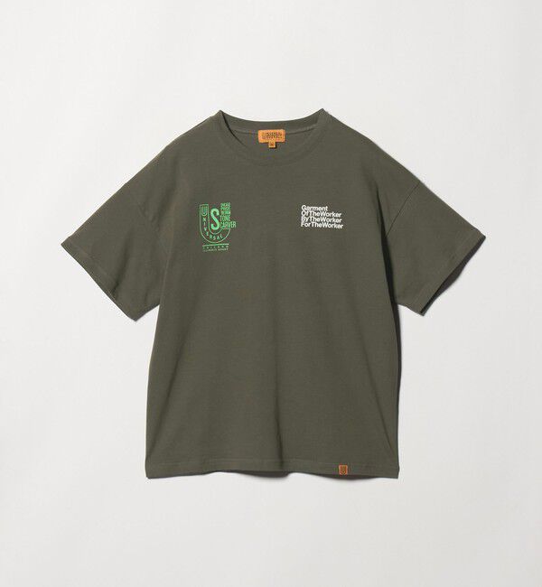 UNITED ARROWS green label relaxing「【別注】＜UNIVERSAL OVERALL＞グラフィック プリント Tシャツ / キッズ 140cm-160cm」|Tシャツ・カットソー|DK.GRAY