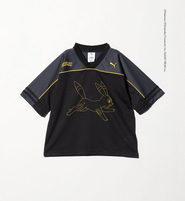 UNITED ARROWS green label relaxing「【WEB限定】＜PUMA&times;Pokemon＞ジャージ Tシャツ/ キッズ 128cm-152cm」|Tシャツ・カットソー|BLACK