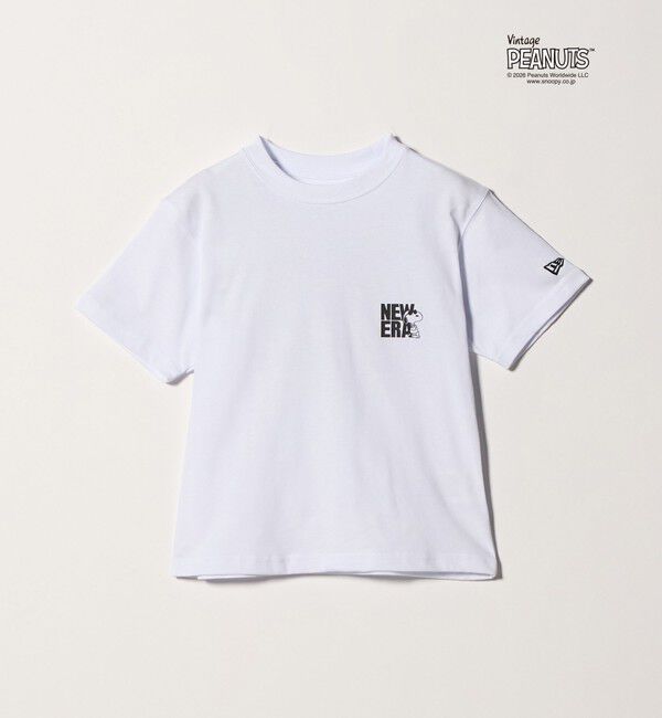 UNITED ARROWS green label relaxing「【WEB限定】＜NEW ERA＞Youth 半袖 コットン Tシャツ Vintage PEANUTS / キッズ 130cm-160cm」|Tシャツ・カットソー|WHITE