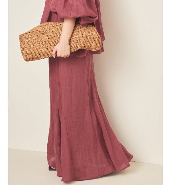 Plage「RAMY LINEN TACK スカート」|スカート|