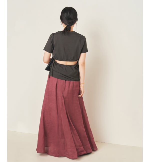 Plage「RAMY LINEN TACK スカート」|スカート|