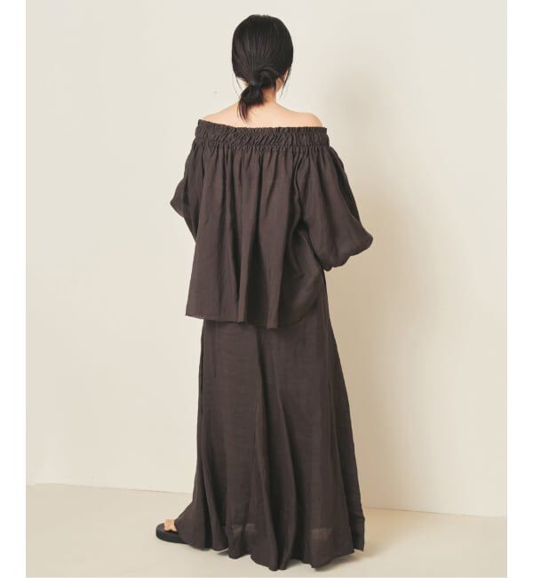 Plage「RAMY LINEN TACK スカート」|スカート|