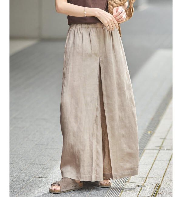 JOURNAL STANDARD「《WEB限定追加2》リネン タックキュロット」|その他|