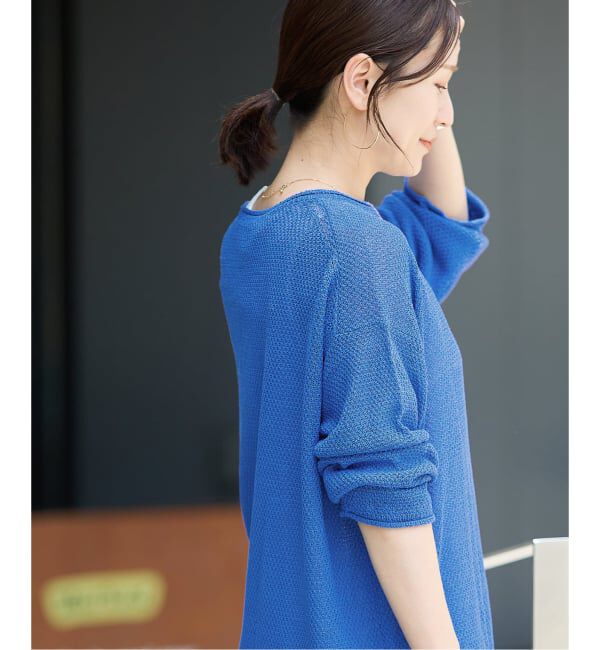 JOURNAL STANDARD「《追加》ペーパーヤーンカノコルーズプルオーバー」|ニット・セーター|