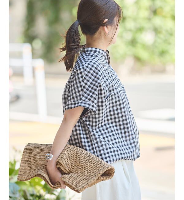 JOURNAL STANDARD「《追加2》ハードマンズリネンコットンフレンチスリーブスキッパーシャツ」|シャツ・ブラウス|