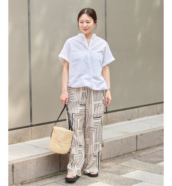 JOURNAL STANDARD「《追加2》ハードマンズリネンコットンフレンチスリーブスキッパーシャツ」|シャツ・ブラウス|