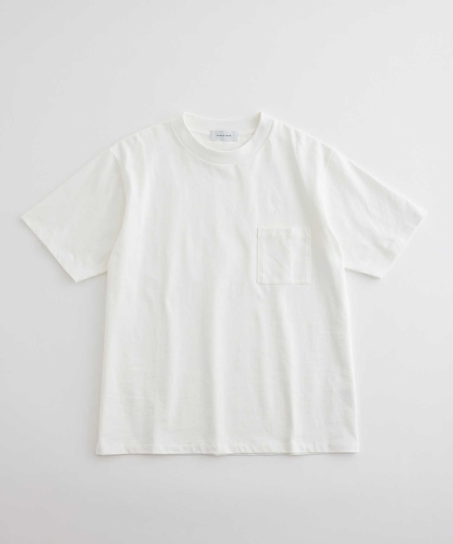 ADAM ET ROPE'「〈汗染み防止〉スエット ガード ベーシック ポケット Tシャツ」|Tシャツ・カットソー|