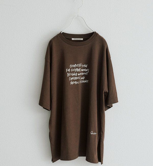  「【＠kokiminitaコラボ】ロゴプリント&times;ロゴ刺繍Tシャツ」|プルオーバー|