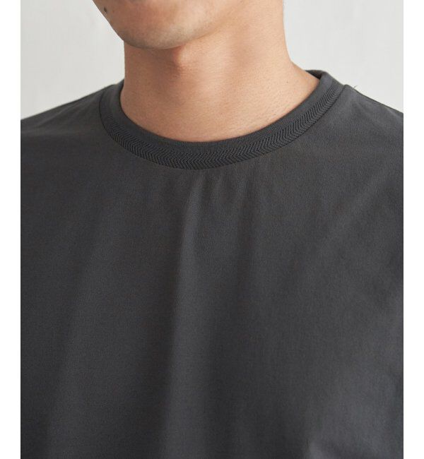 ikka「冷感DRYジョーゼットリブTシャツ」|Tシャツ・カットソー|