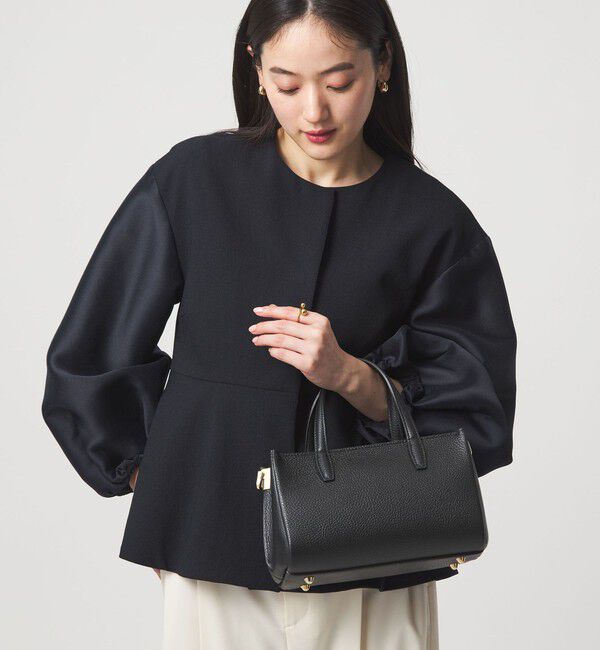 UNITED ARROWS green label relaxing「＜MILOS＞ボックス バッグ」|ショルダー・メッセンジャー|BLACK