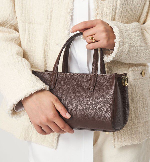 UNITED ARROWS green label relaxing「＜MILOS＞ボックス バッグ」|ショルダー・メッセンジャー|DK.BROWN