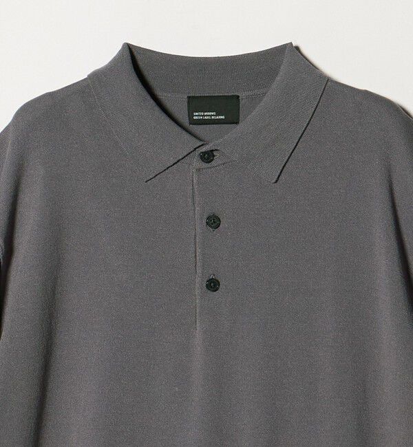 UNITED ARROWS green label relaxing「【WEB限定】JUST fit ジャケイン ニット 半袖 ポロシャツ」|ポロシャツ|