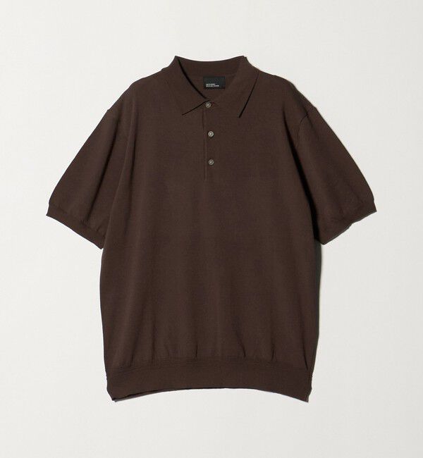 UNITED ARROWS green label relaxing「【WEB限定】JUST fit ジャケイン ニット 半袖 ポロシャツ」|ポロシャツ|